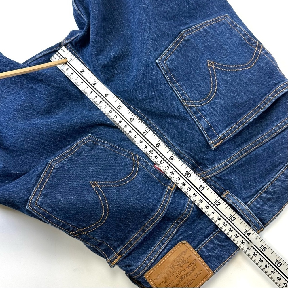 Levis ICON fit Wedgie Lifes Work Dark Wash womens ankle jeans 27 x 27 - Picture 8 of 15